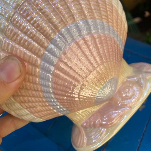 3/$30 💖 80’s Vintage Pastel Ceramic Shell Holder - Picture 3 of 8